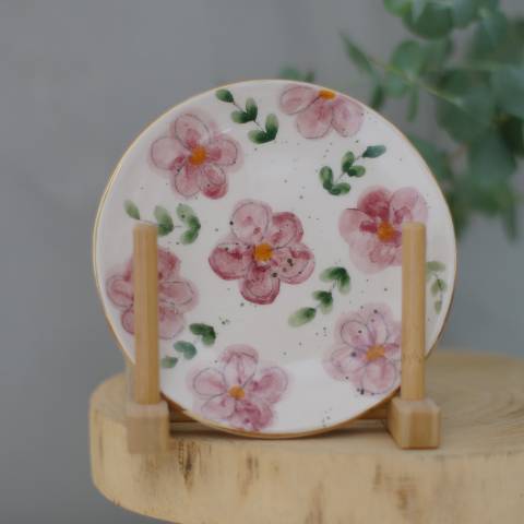 Flower medium plate