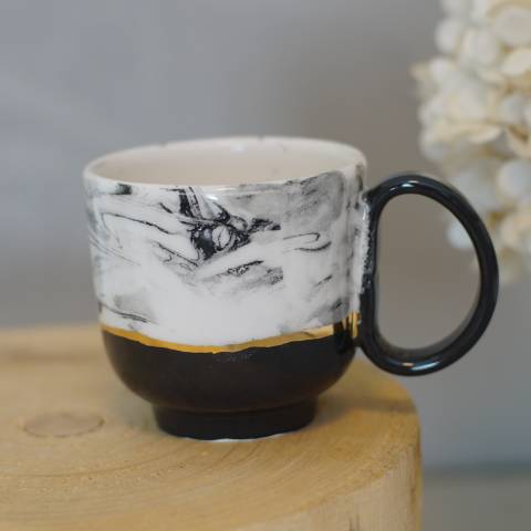 Marble coffee cup